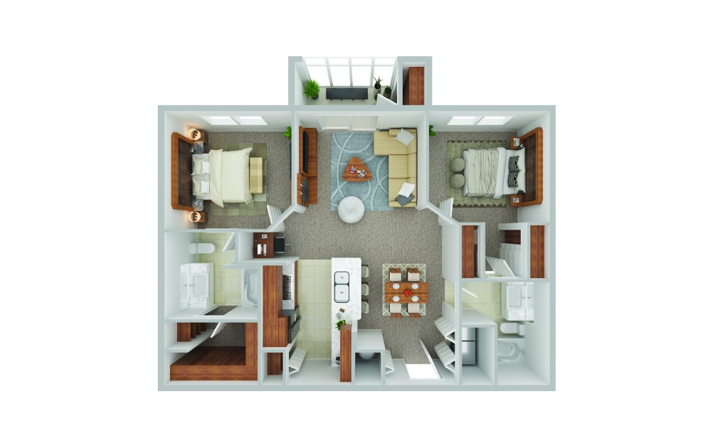 overview of living spaces