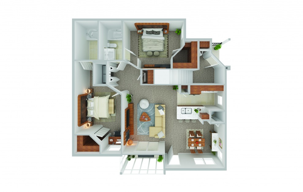 overview of living spaces