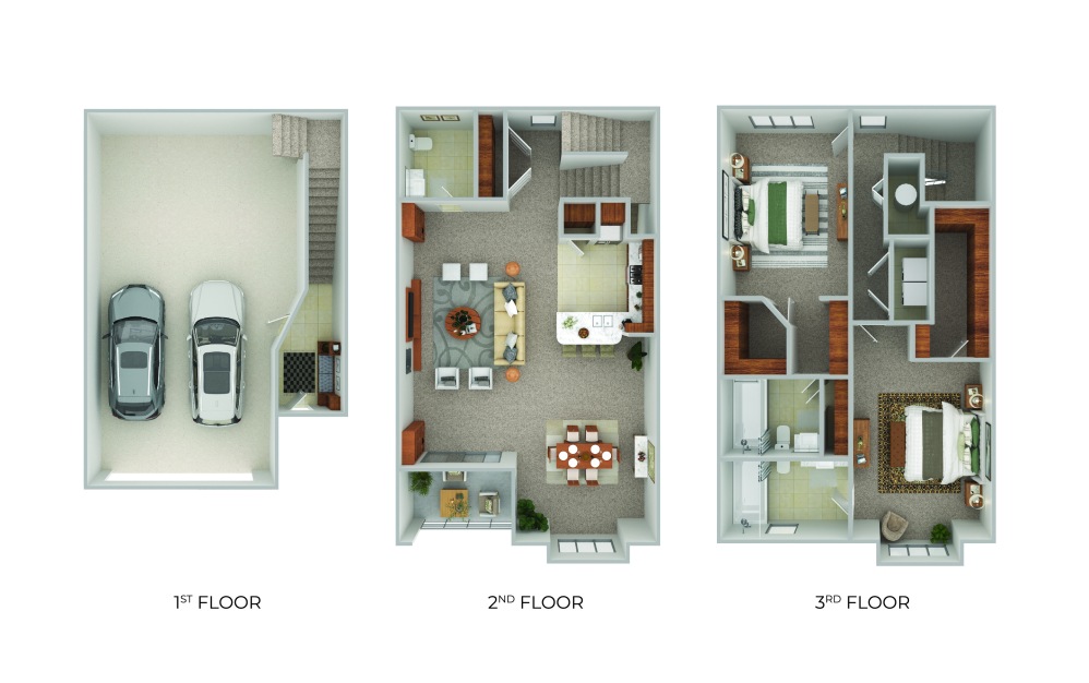 overview of living spaces